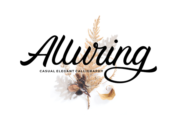 Alluring Calligraphy: A Font That Dances on the Page