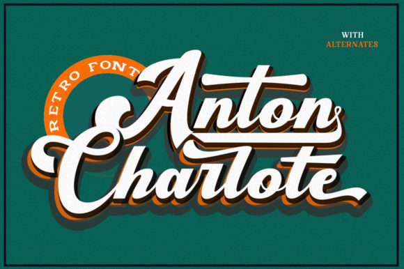 Anton Charlote: A Retro Script Font for Modern Branding