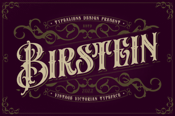 Birstein: A Cool Vintage Blackletter for Modern Brands