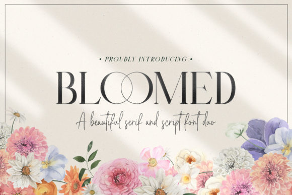 Bloomed Duo: A Font Pair for Chic, Cheery Design Projects