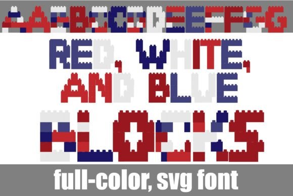 Build Bold Statements with Red, White, and Blue Blocks