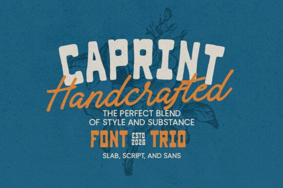 Caprint: Crafting Authentic Logotypes with a Handcrafted Trio