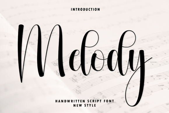 Compose Visual Music with the Melody Script Font