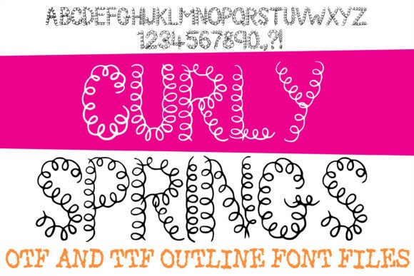 Curly Springs: A Font with a Playful Bounce