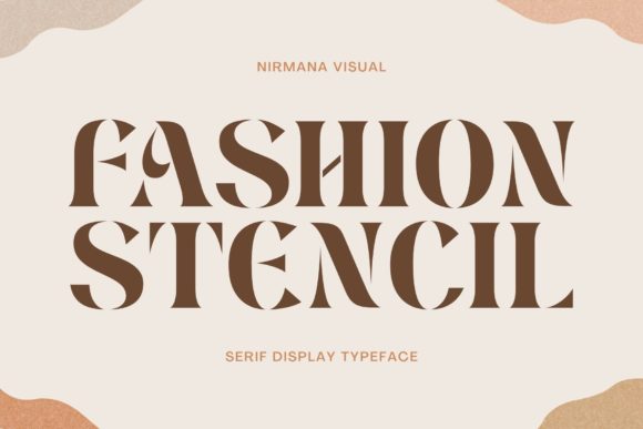 Fashion Stencil: Modern Serif Sophistication