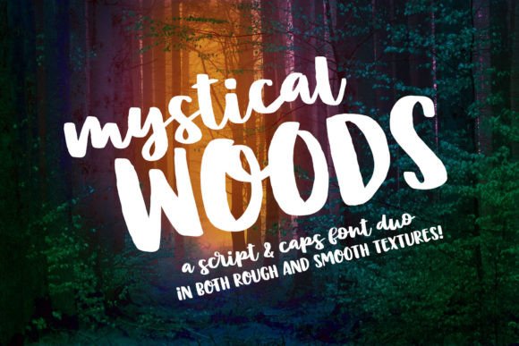 Mystical Woods: A Font Duo Born from Ink and Brush