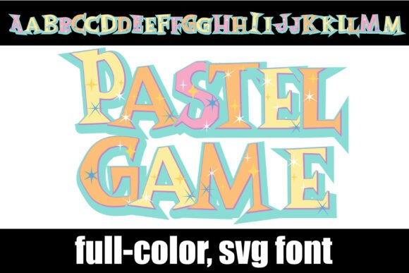 Pastel Game: The Retro-Fantasy Display Font for Modern Creators