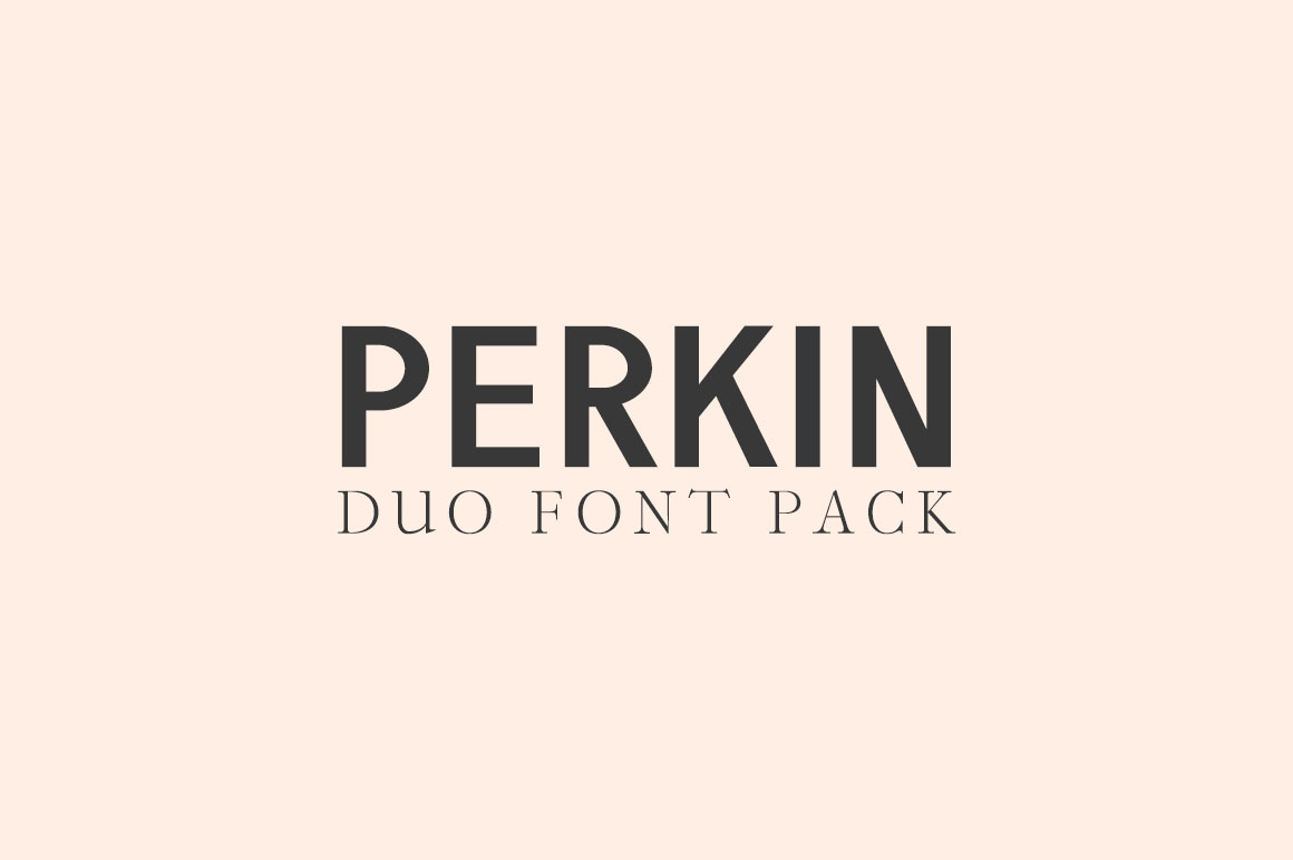 Perkin | Duo: A Modern Classic for Bold Branding