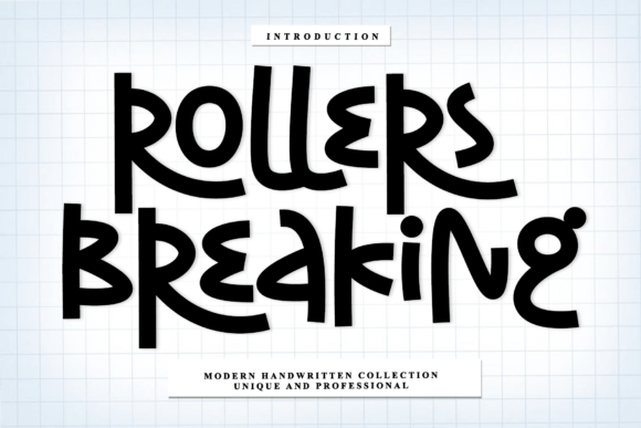 Rollers Breaking: A Script Font with Artisanal Charm