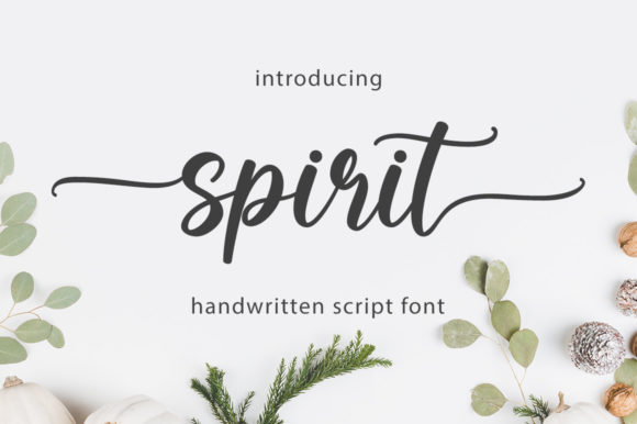 Spirit: Crafting Visual Narratives with a Refined Script Font