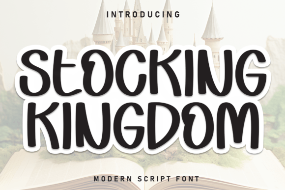 Stocking Kingdom: A Handwritten Display Font for Joyful Design