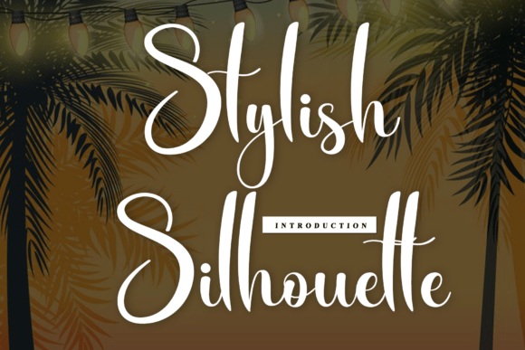 Stylish Silhouette: A Handwritten Font for Authentic Branding