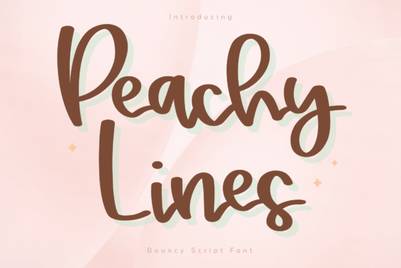The Warmth and Flow of Peachy Lines