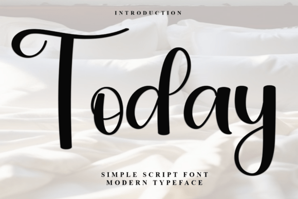 Today: A Script Font That Feels Like a Handwritten Note