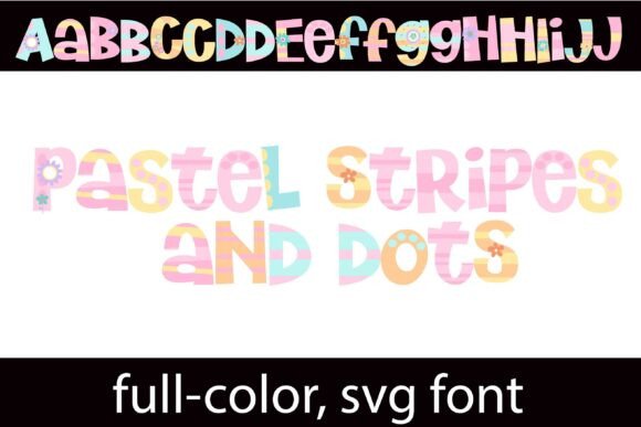 Unwrap Sweet Design with Pastel Stripes and Dots